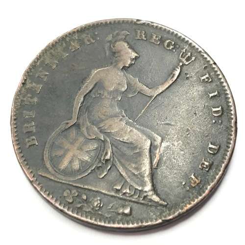 1856 Great Britain Penny - Plain trident