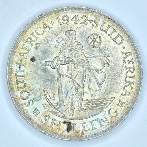1942 SA Union Shilling - UNC