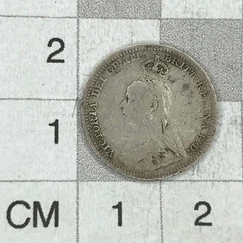 1893 Great Britain Threepence - VF