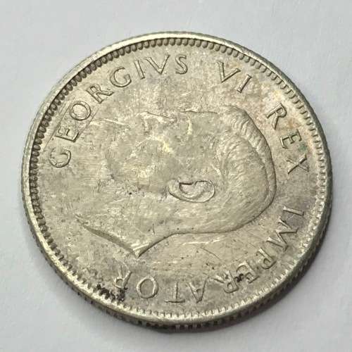 1937 SA Union Shilling - XF with mint LUSTRE