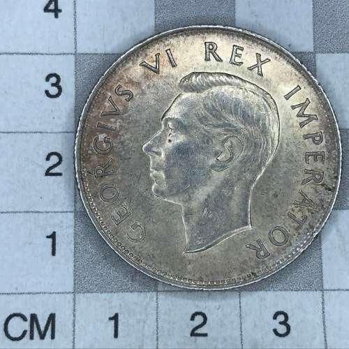 1942 SA Union Half Crown AU - Lots of mint Lustre