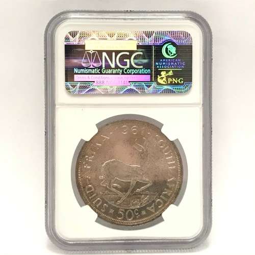 1961 RSA proof 65 silver 50c - NGC graded