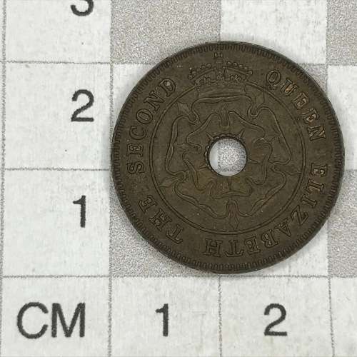 1954 Southern Rhodesia half penny - XF+ some lustre