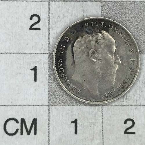 1904 Great Britain threepence - SCARCE - XF+