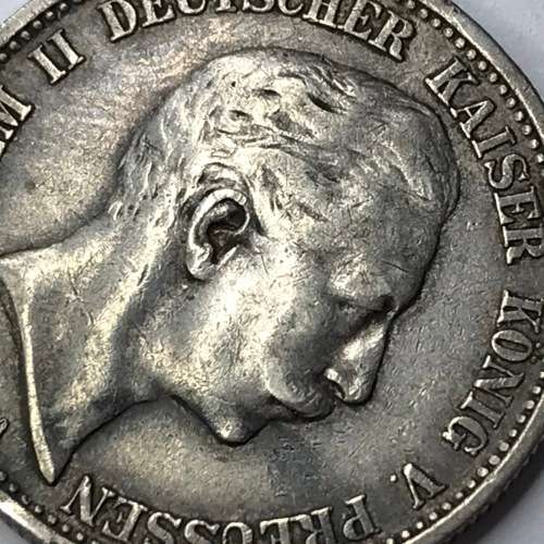 1907 a German States Prussia 2 Mark - XF - Excellent