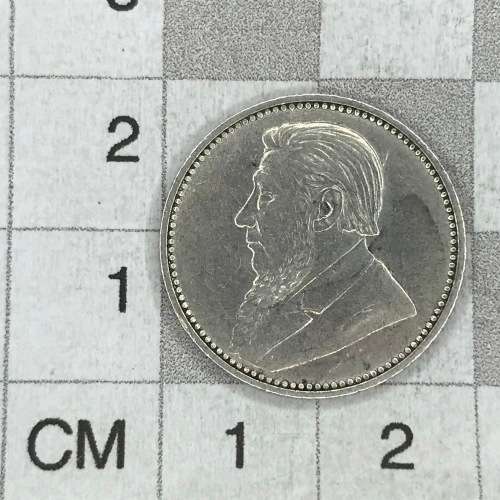 1896 ZAR Kruger sixpence - aXF