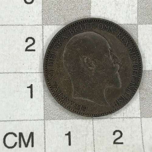 1905 British Farthing in extra fine condition