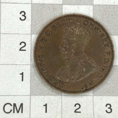 1914 Australia Half Penny ( London mint ) AU
