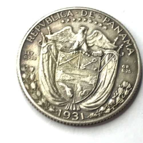 1931 Panama Quarter balboa - very SCARCE - XF