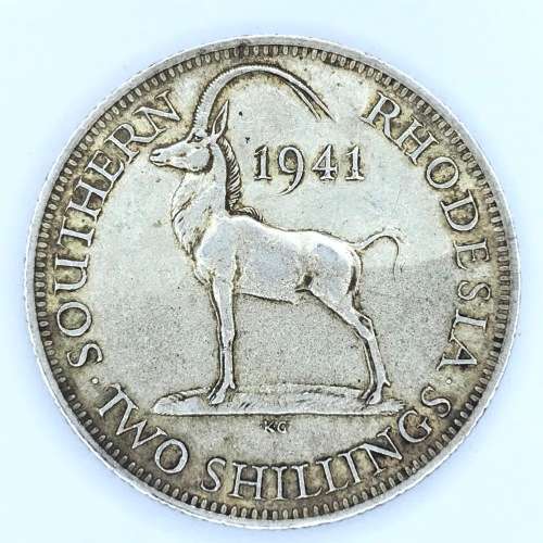 1941 Southern Rhodesia two shillings -