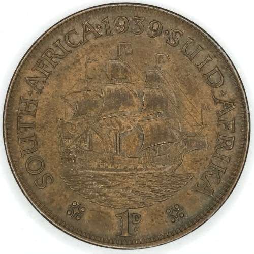1939 SA Union One Penny - EF