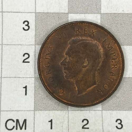 1942 SA Union Half Penny UNC - Excellent