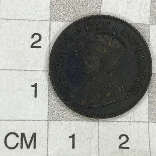 1924 SA Union Farthing - AU - Excellent