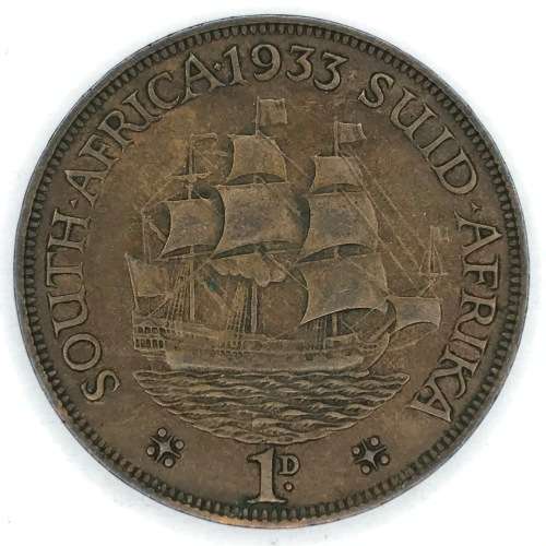 1933 SA Union Penny - VF+