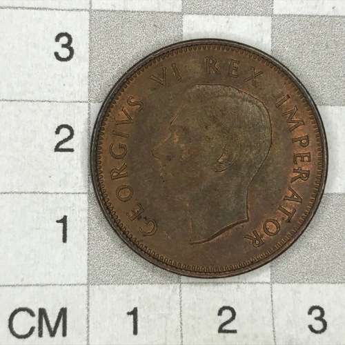 1942 SA Union Half Penny - UNC