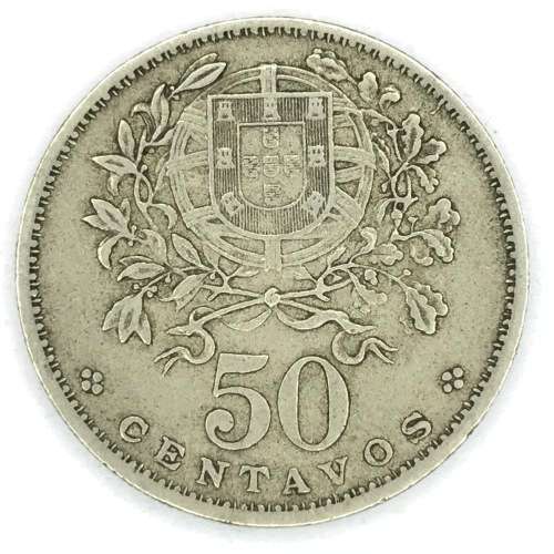 1929 Portugal 50 centavos - VF+