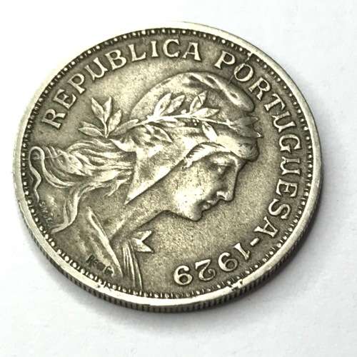 1929 Portugal 50 centavos - VF+