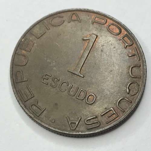 1945 Mozambique bronze 1 Escudo - UNC with luster - Excellent to grade