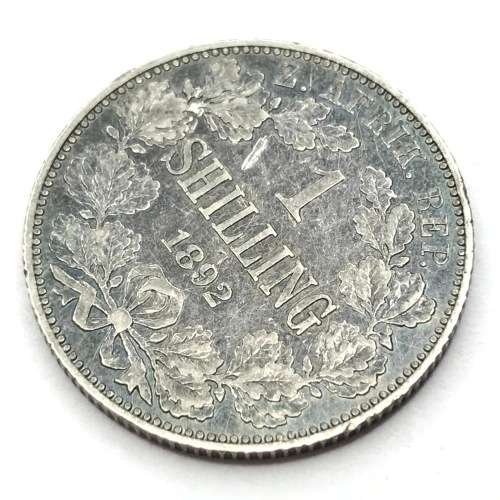 Lot of 6 ZAR kruger shillings - Full set - 1892, 1893, 1894, 1895, 1896, 1897 -Book value over R8000