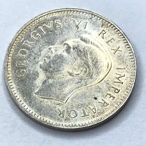 1943 SA Union Threepence - Uncirculated