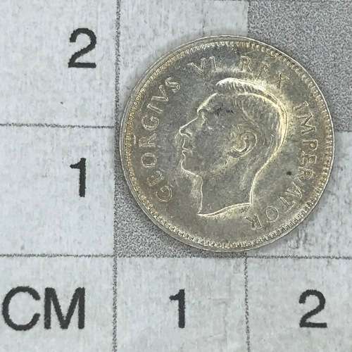 1943 SA Union Threepence - Uncirculated