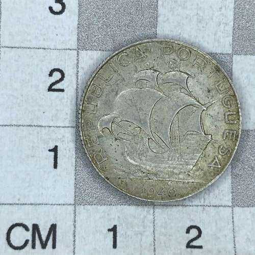 1940 Portugal 2 1/2 Escudos - AU