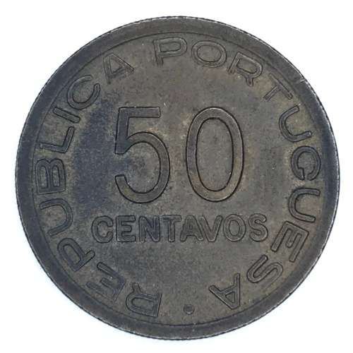1945 Mozambique 50 Centavos - XF+