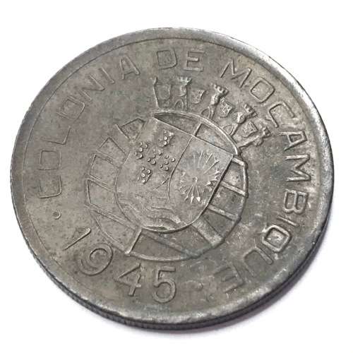 1945 Mozambique 50 Centavos - XF+