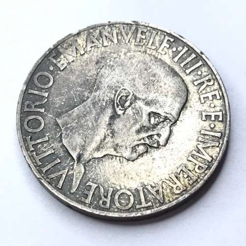 1936 Italy 10 Lire - AU - With excellent rim