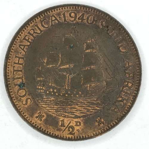 1940 SA Union Half Penny -