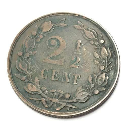 1894 Netherlands 2 1/2 Cent