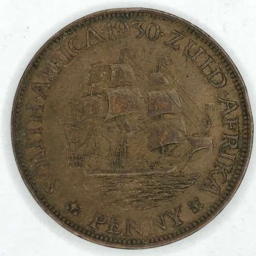 1930 SA Union Penny - XF