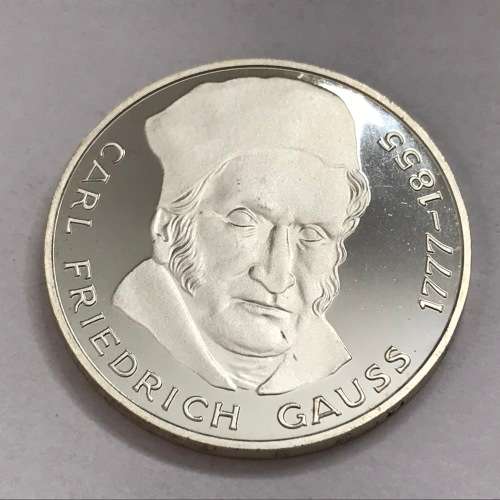 1977 Germany commemorative 5 Mark - Gauss Proof