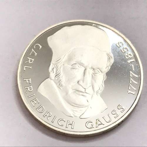 1977 Germany commemorative 5 Mark - Gauss Proof