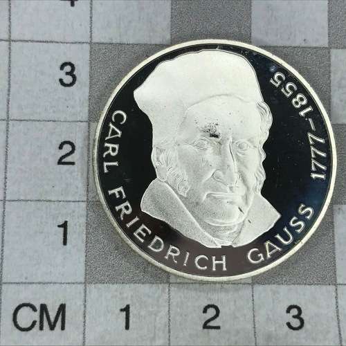 1977 Germany commemorative 5 Mark - Gauss Proof