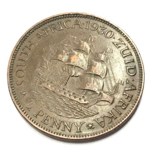 1930 SA Union Half Penny - EF