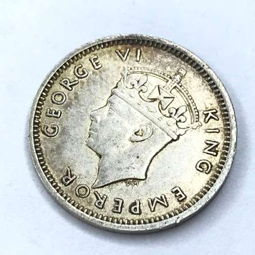 1939 Rhodesia three pence - XF