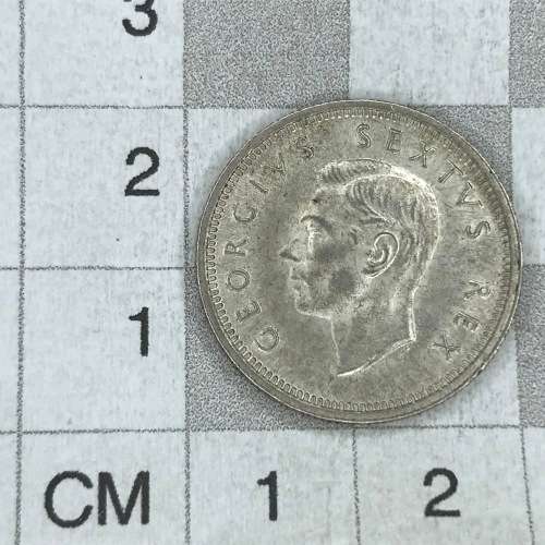 1950 SA Union Sixpence - uncirculated
