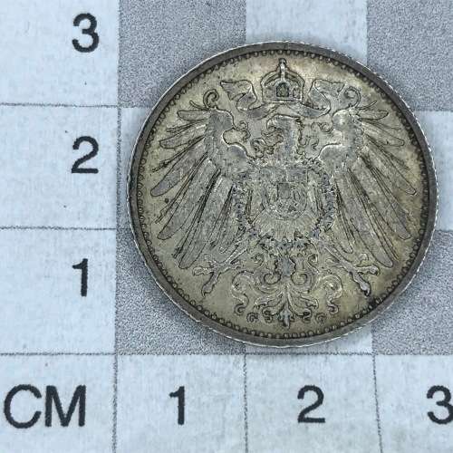 1913 G German Mark - AU+ - SCARCE