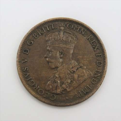 1913 Australia half penny VF
