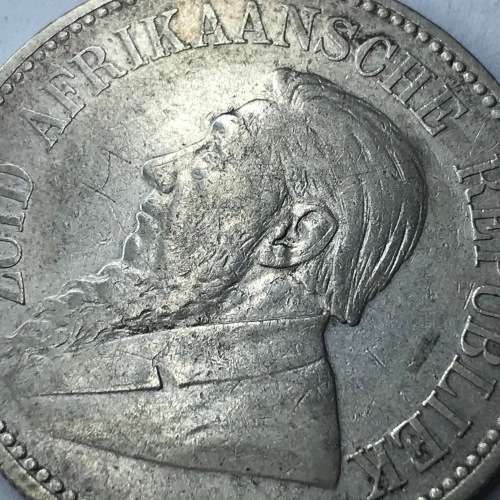 1895 ZAR Kruger Half Crown - aVF