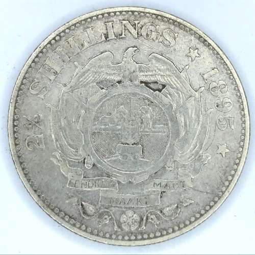 1895 ZAR Kruger Half Crown - aVF
