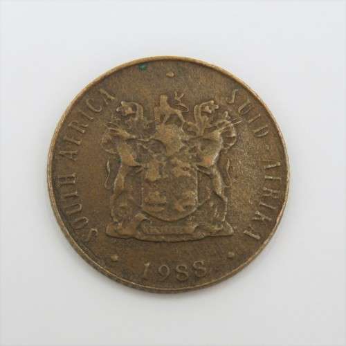 1988 South Africa Two cent error - Wildebeest tagged ear