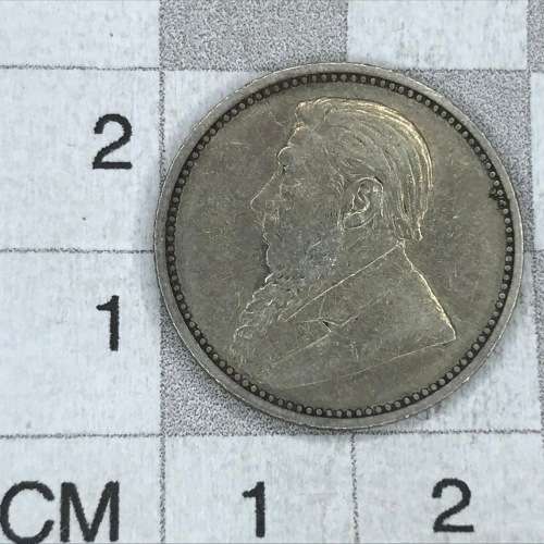 1895 ZAR Kruger Sixpence - VF