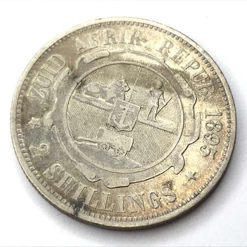 1895 ZAR 2 shillings - VF