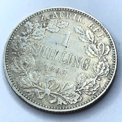 1892 ZAR Kruger one Shilling - VF