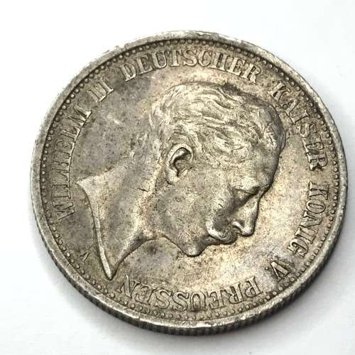 1907 A German Prussia 2 Mark - XF+