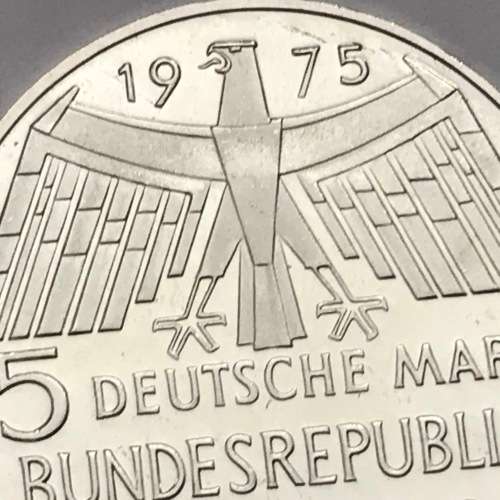 1975 German Bundes Republic 5 Mark - proof