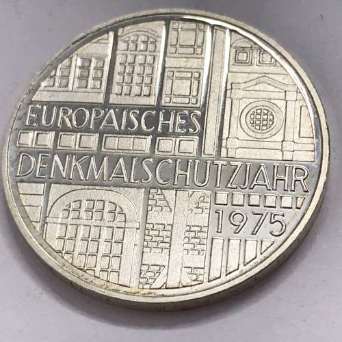 1975 German Bundes Republic 5 Mark - proof