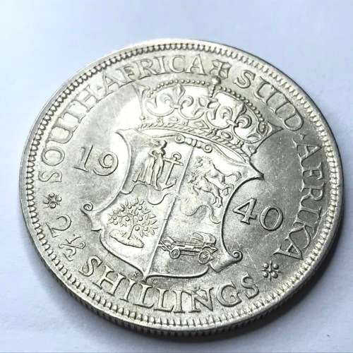 1940 SA Union Half Crown - AU+